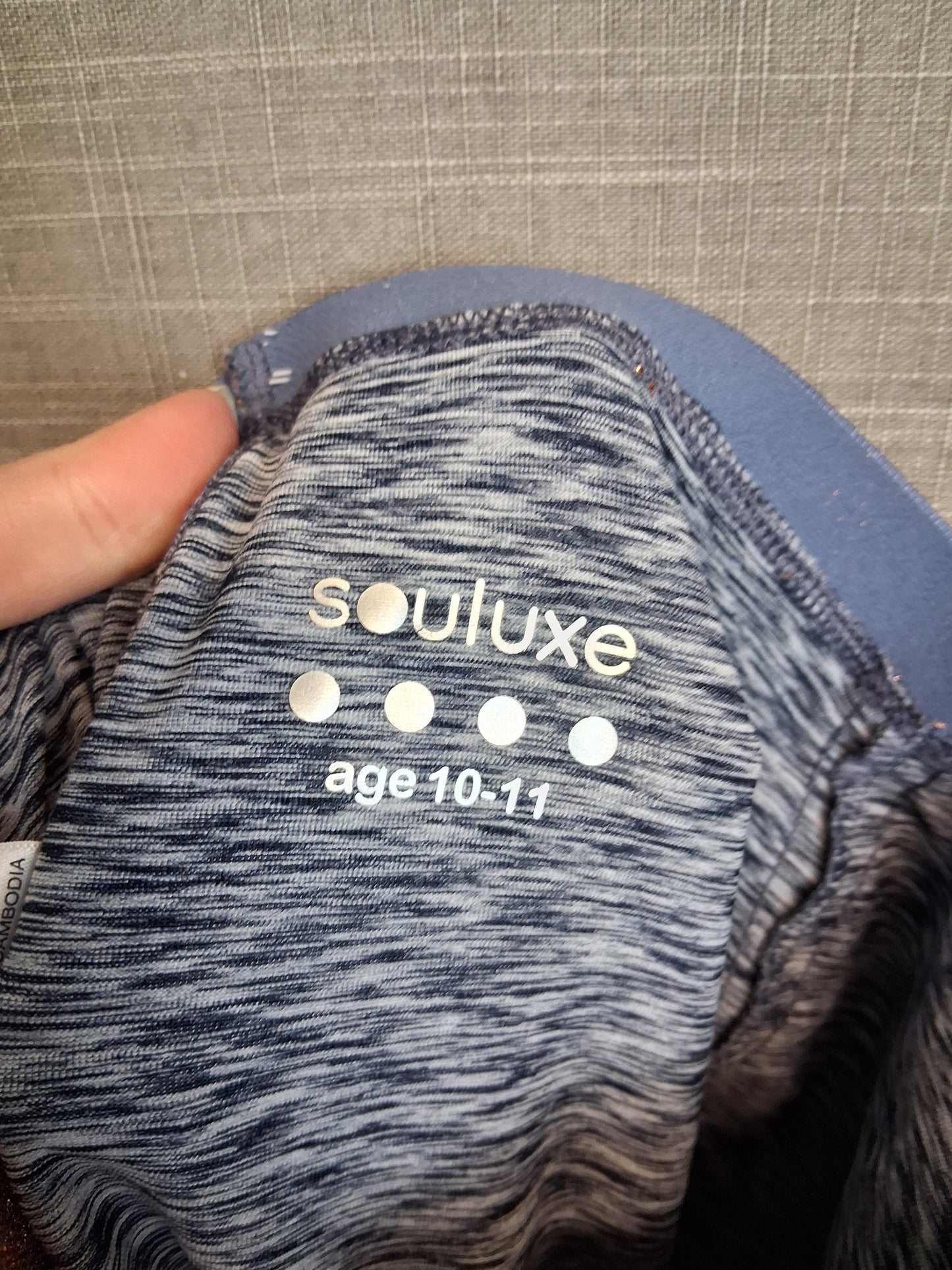 Matalan Girls Blue Leggings Age 10-11 Years Sparkly Trim