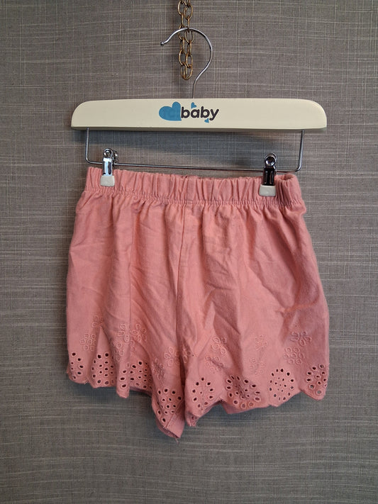 Next Girls Pink Jersey Shorts Age 18-24 Months