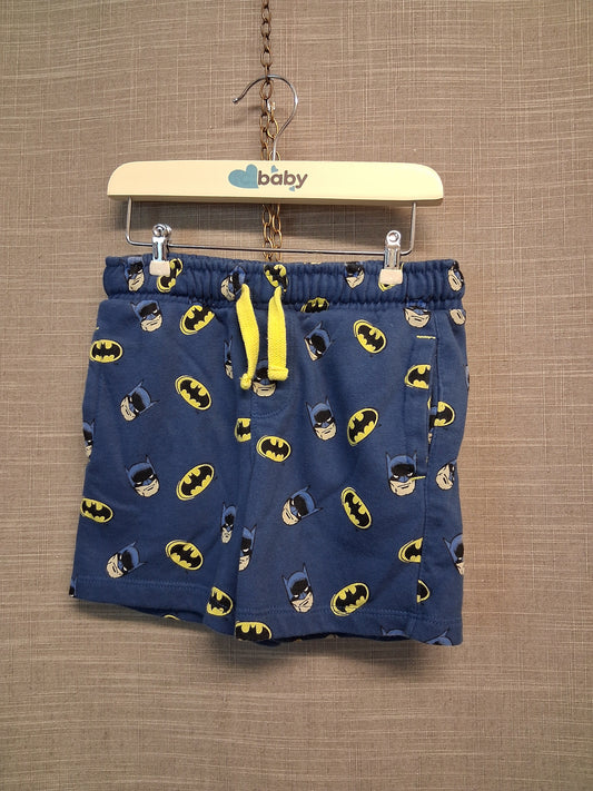 Marks And Spencer Blue Batman Jersey Shorts Age 4-5 Years