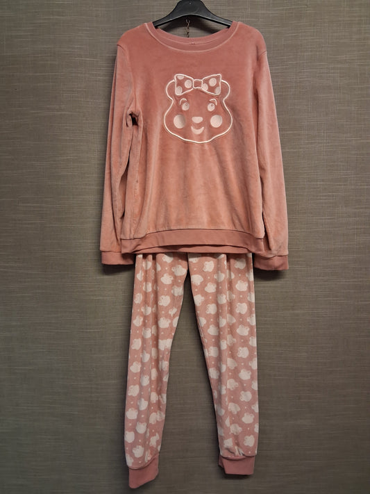 George Girls "Pudsey" Children in Need Pink Pyjamas PJs Age 12-13   Years