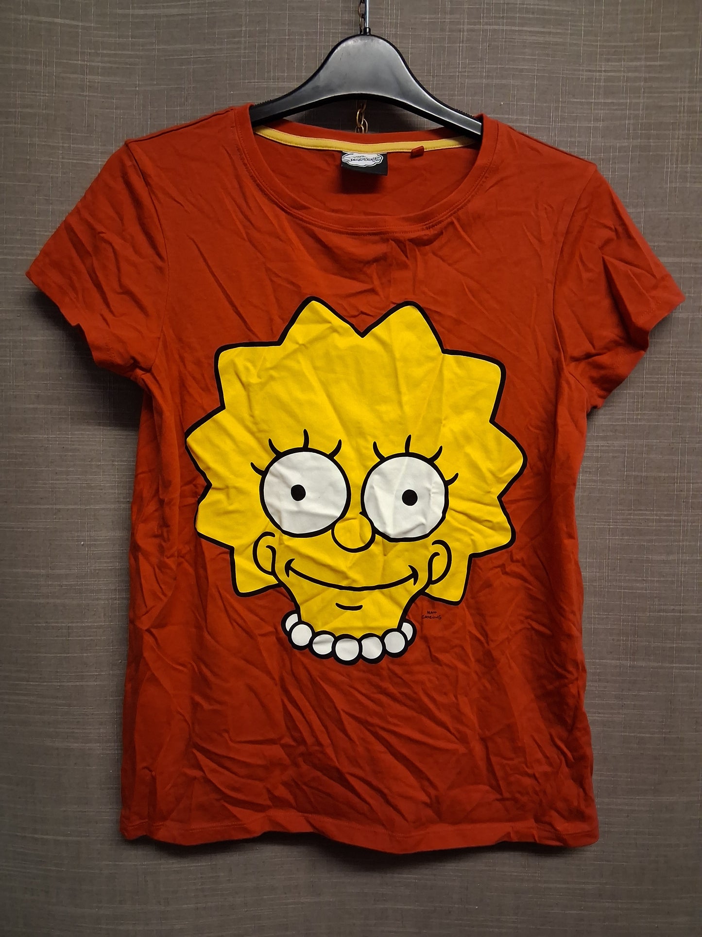 Next Girls The Simpsons Lisa Simpson Red Short Sleeve T-Shirt Age 15 Years