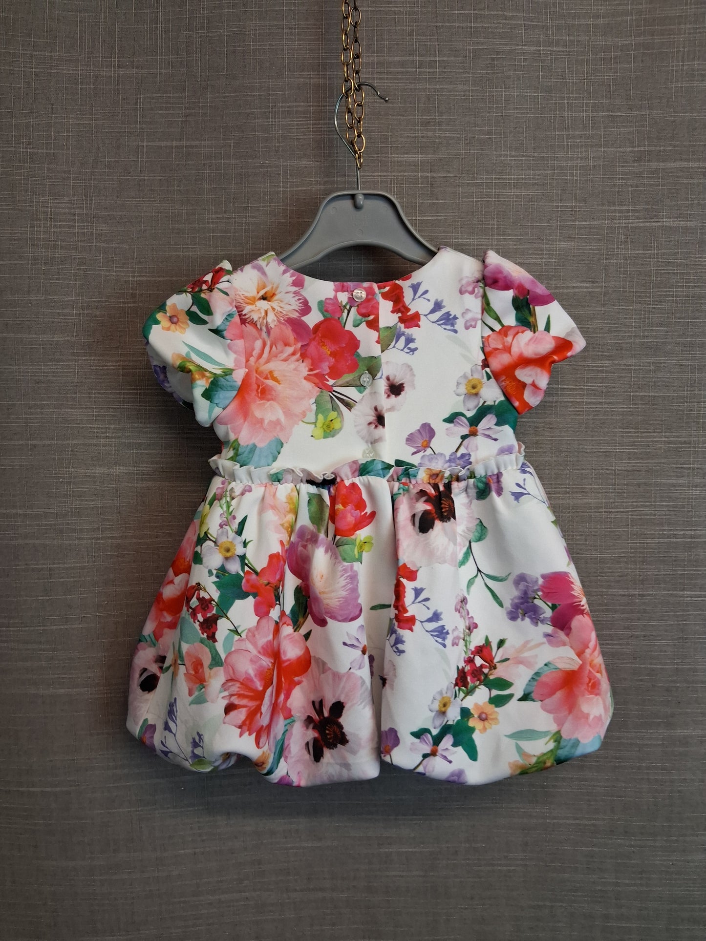 Lipsy Girls Floral Dress Age 6-9 Months