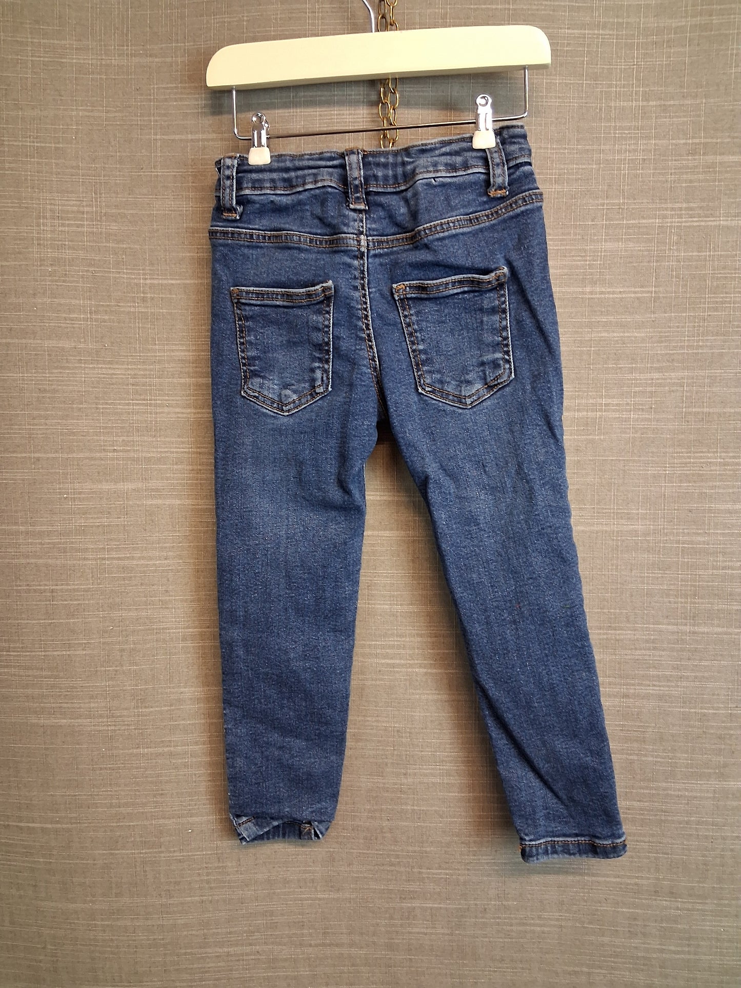 Primark Boys Skinny Blue Jeans Age 3-4 Years