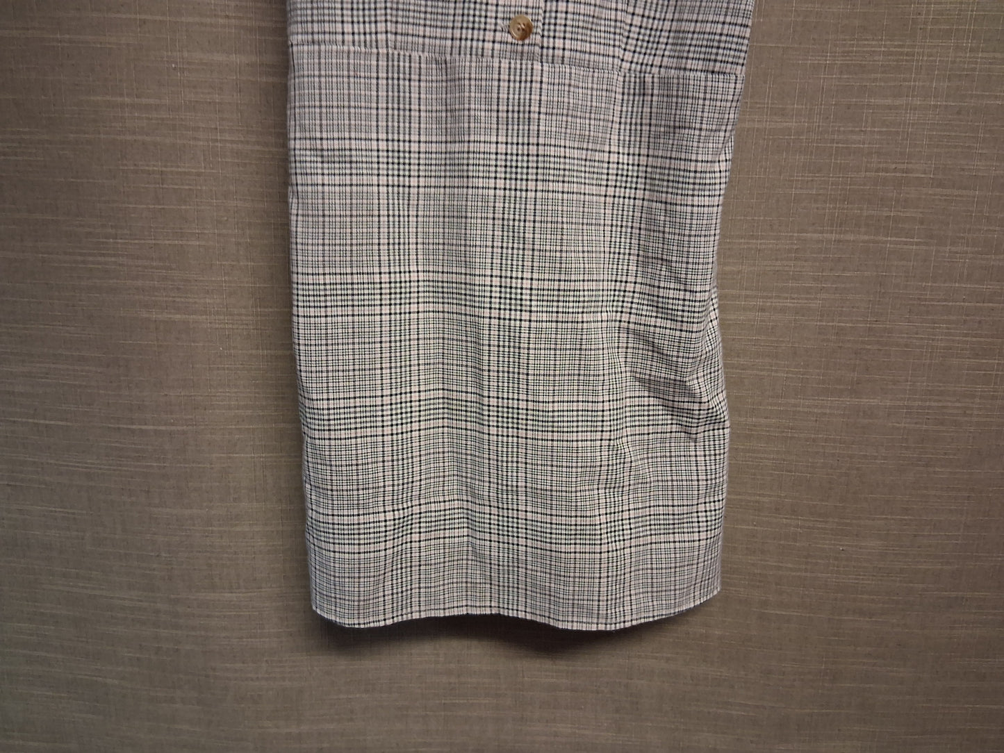Primark Girls Beige Black Check Pinafore Dress Age 10-11 Years