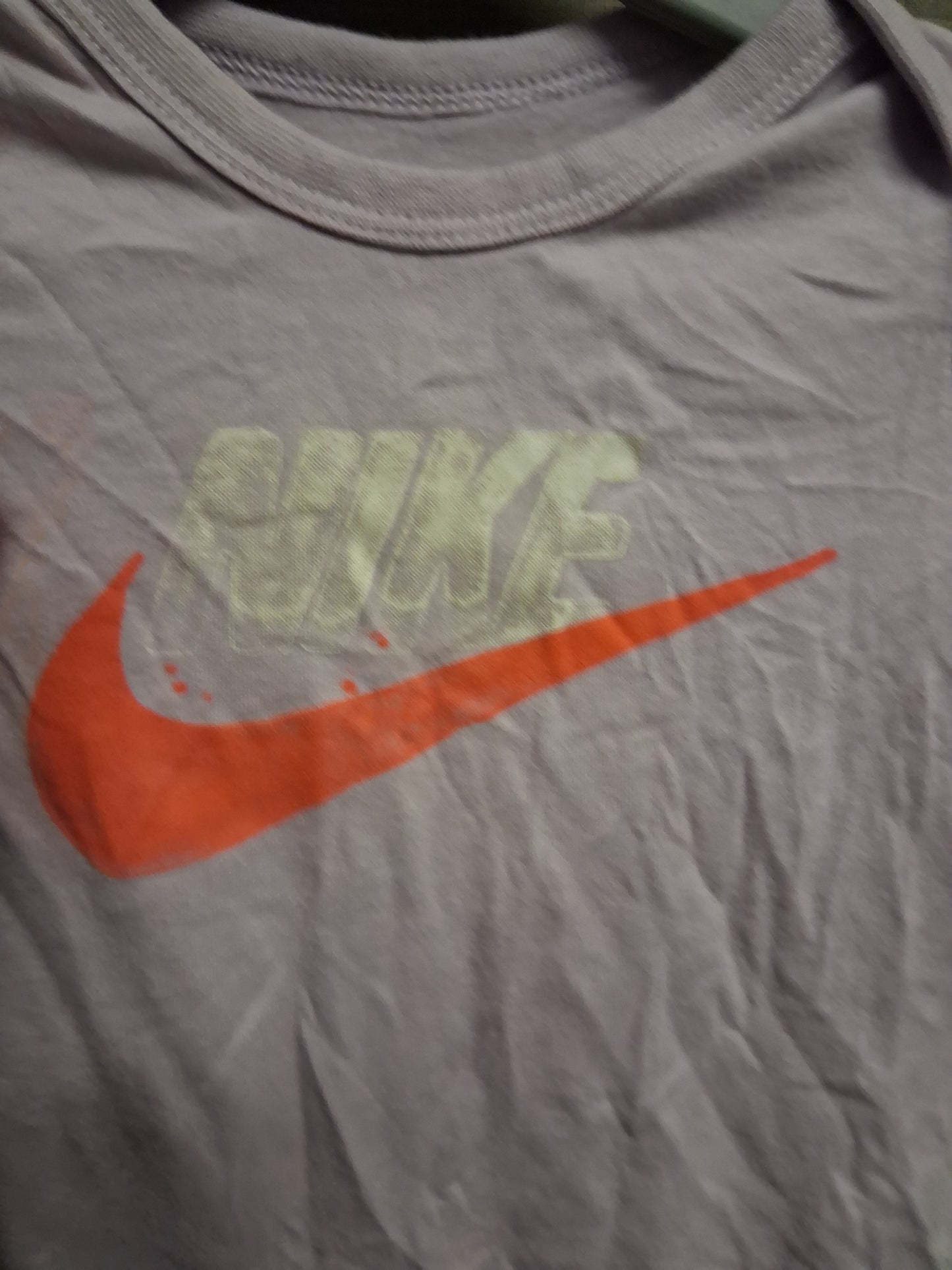 Nike Girls Lilac Short Sleeve Bodysuit Age 6 Months