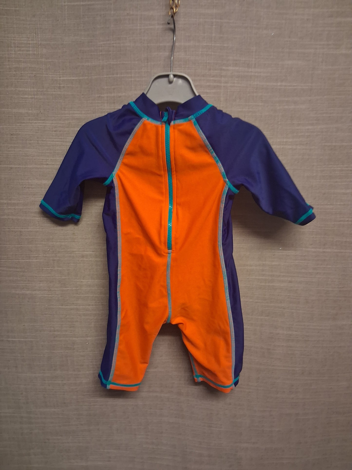 Blue Zoo Boys UV Swimsuit One Piece Age 6-9 Months Dinosaur