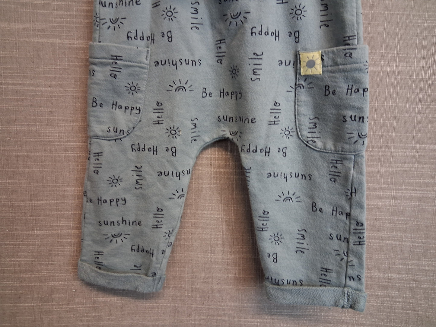 Nutmeg Boys Green Cargo Joggers Age 6-9 Months