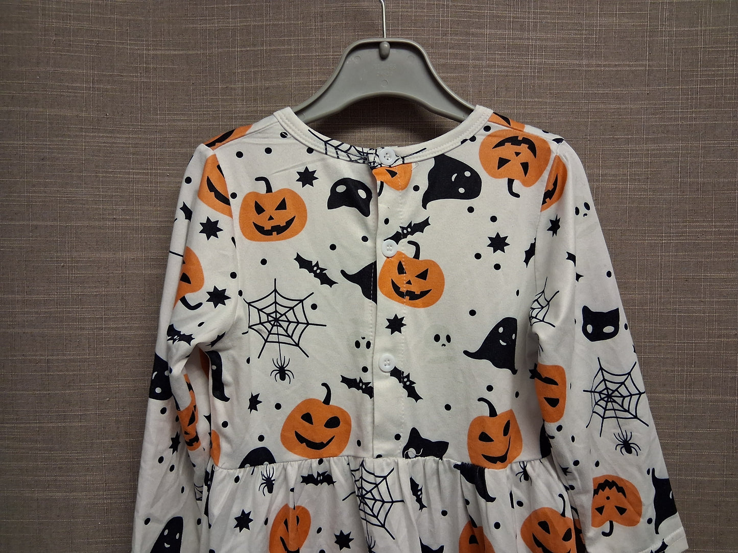 Shein Girls Halloween A Line Long Sleeve Dress Age 2-3 Years