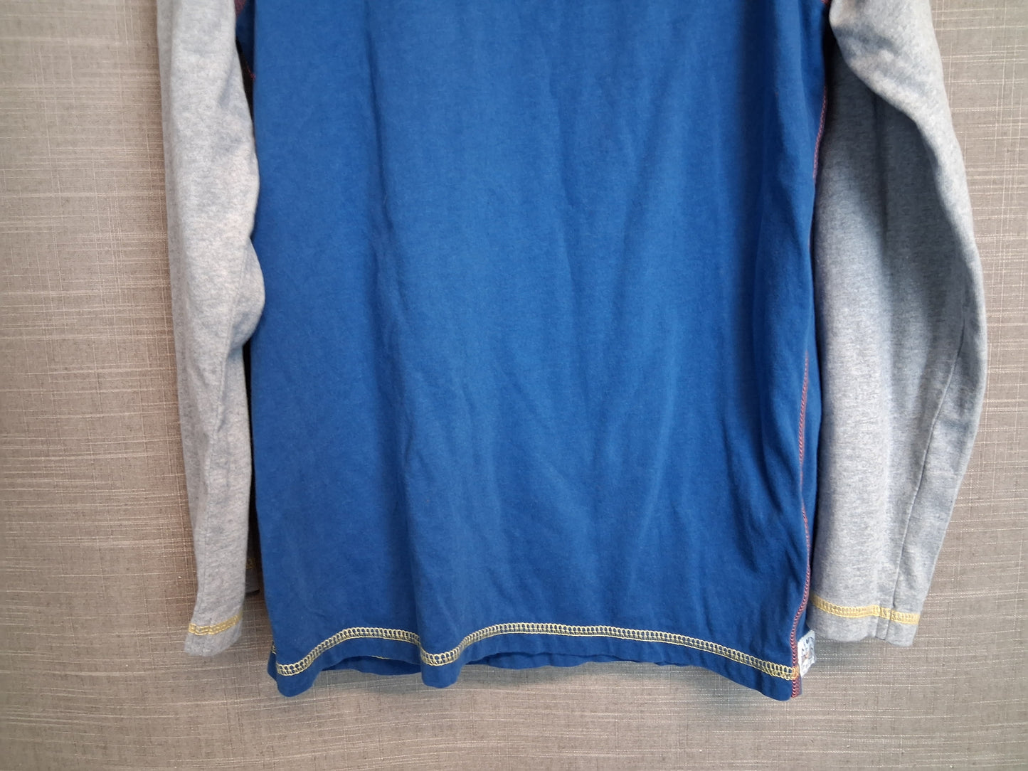Fat Face Boys Blue Grey Long Sleeve T-Shirt Age 10-11 Years