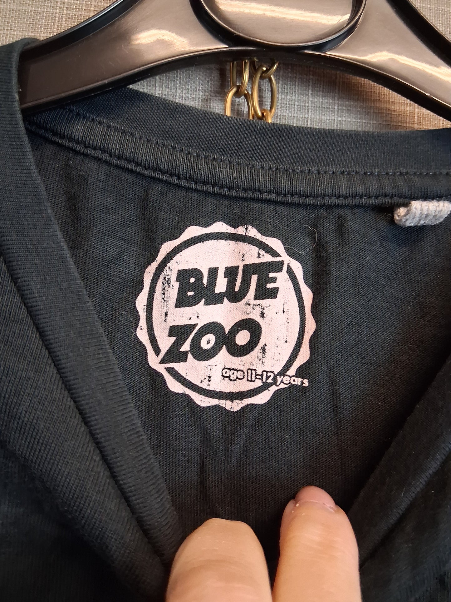 Blue Zoo Girl Sequin Black Long Sleeve T-Shirt Age 11-12 Years