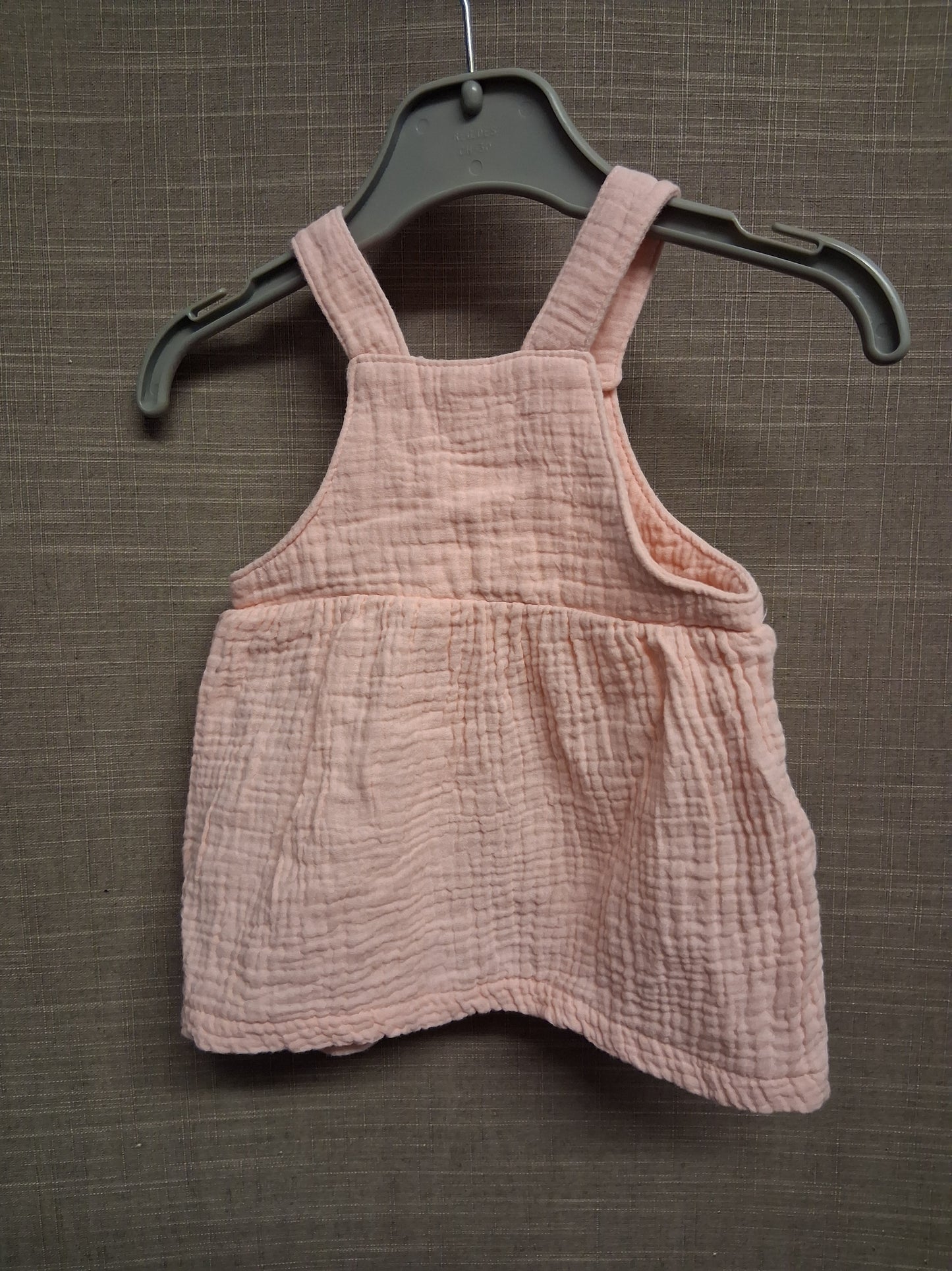 Peter Rabbit Pink Embroidered Pinafore Dress Age 0-3 Months