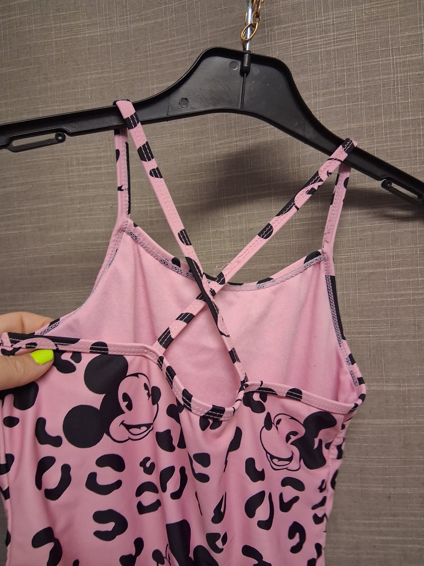 Primark Disney Pink Mickey Mouse Swimsuit One Piece Age 9-10 Years
