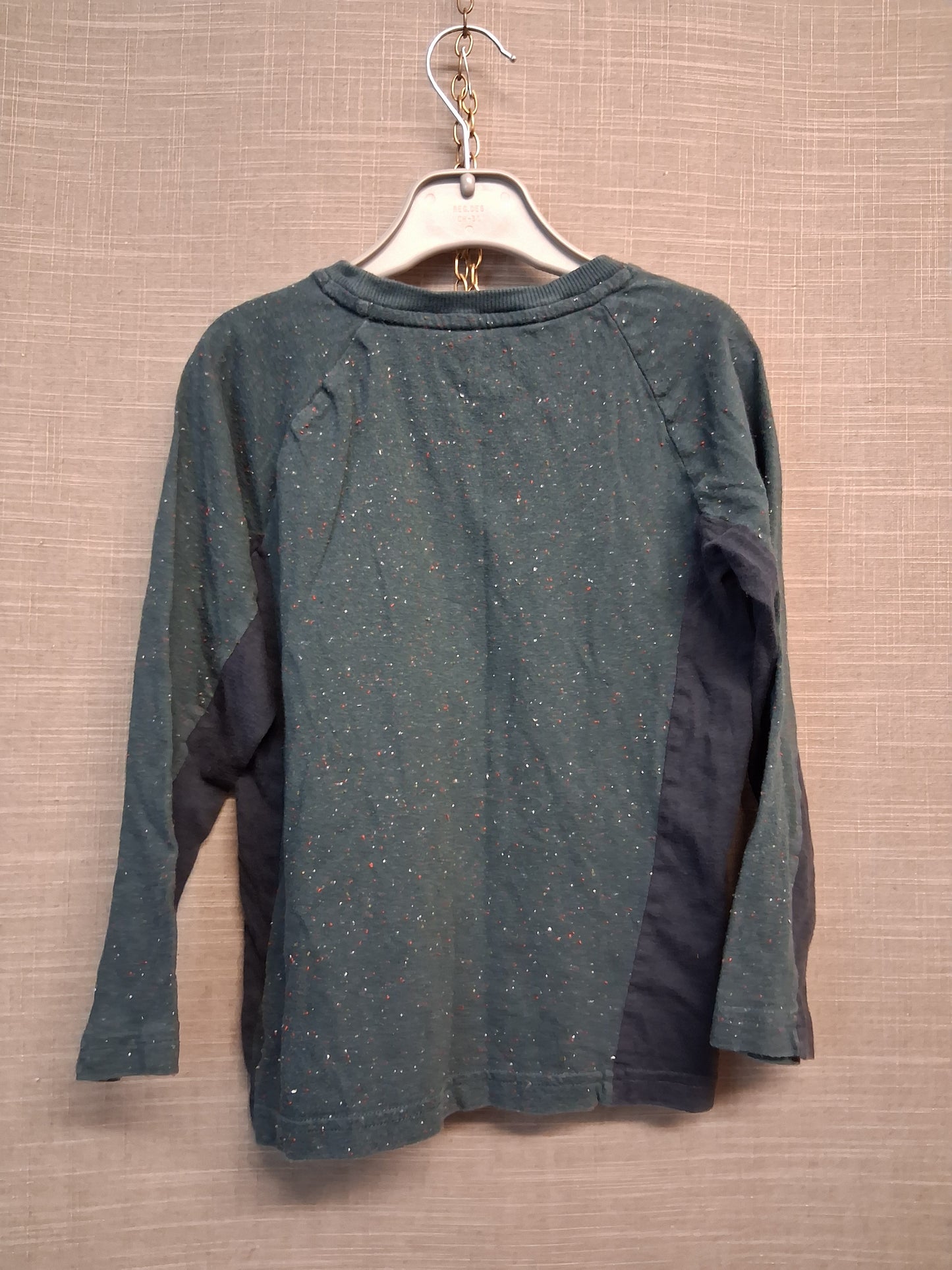 F&F Boys Long Sleeve Grey Space Theme T-Shirt Age 5-6 Years