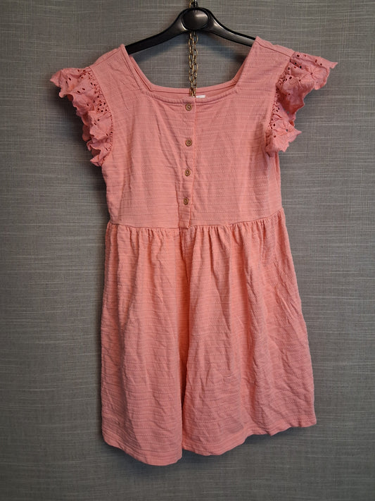 Next Girls Pink Playsuit Jersey Age 9 Years