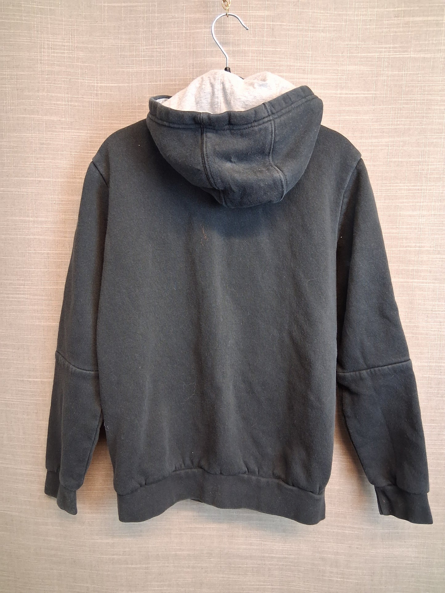 Adidas Boys Full Zip Hoodie Faded Black Age 11-12 Years