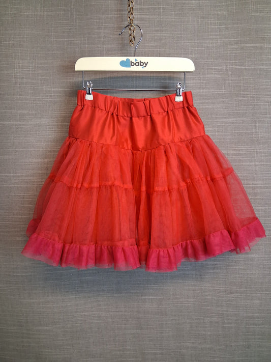 Matalan Girls Red Tutu RaRa Skirt Age 6-7 Years