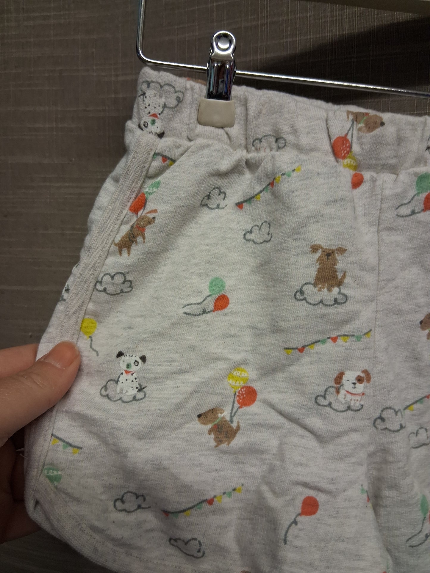 Mini Cuddles Girls Grey Jersey Shorts Age 9-12 Months