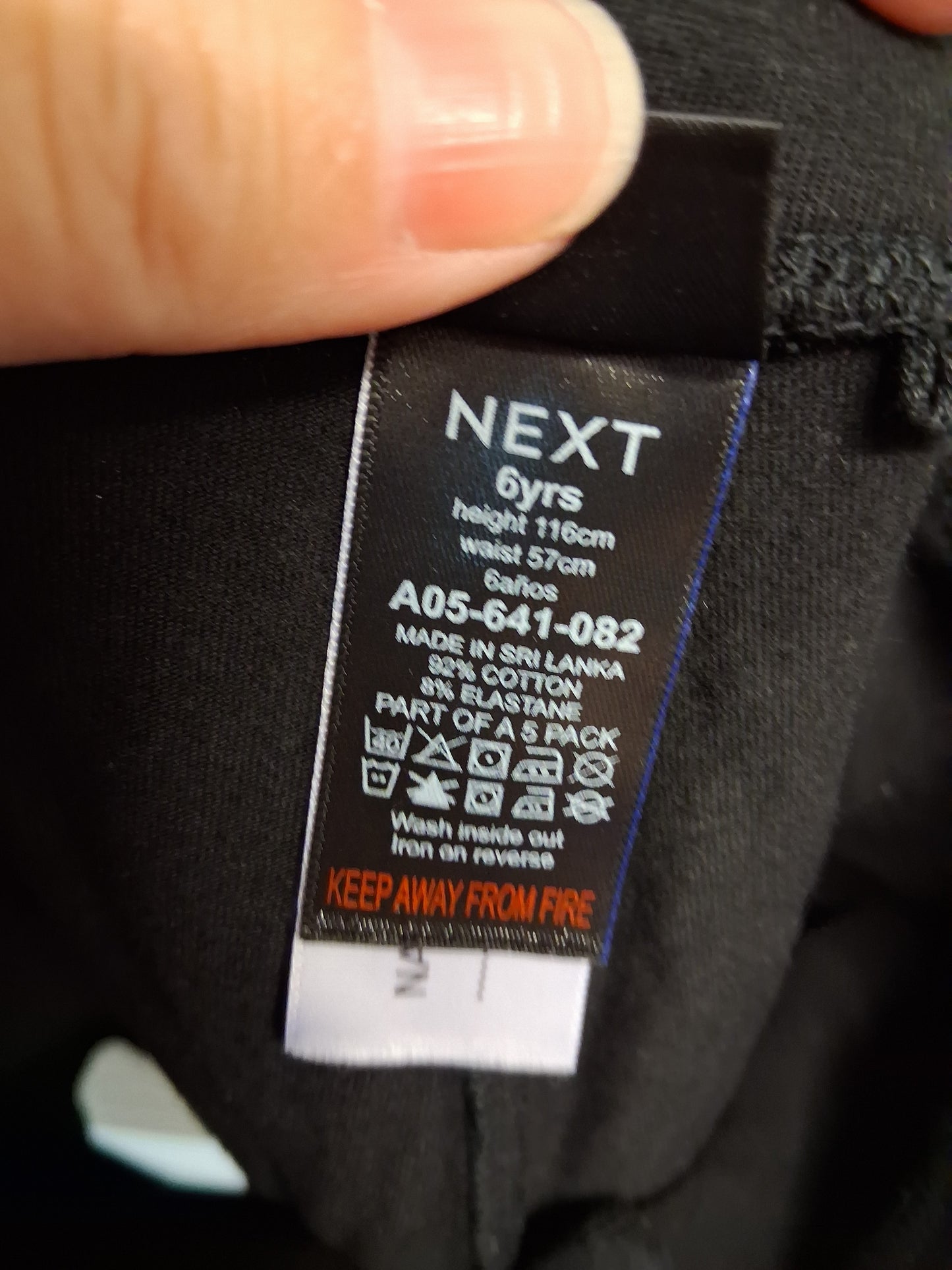 Next Girls Cycle Shorts Black Age 6 Years