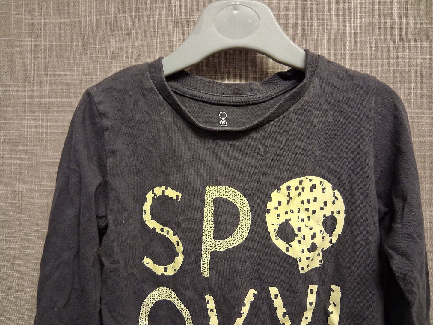 Mothercare Boys Halloween Long Sleeve Grey T-Shirt Age 2-3 Years