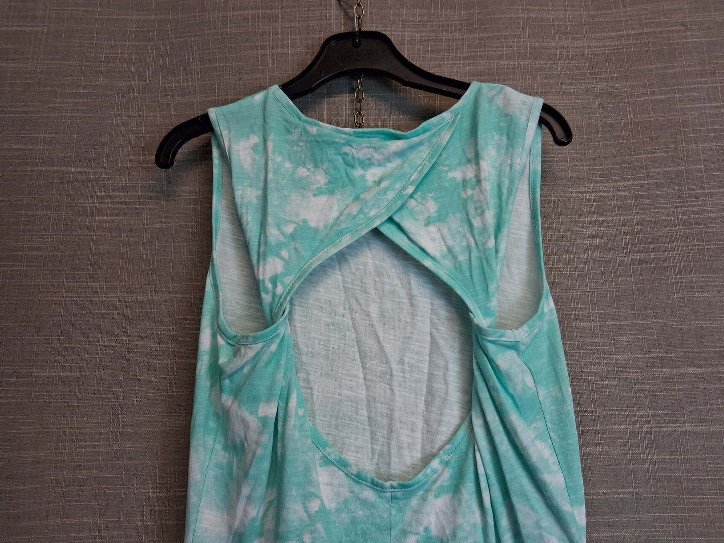 Matalan Girls Jersey Cut Out Back Dress Age 13 Years Blue Tie Dye Age 13 Years