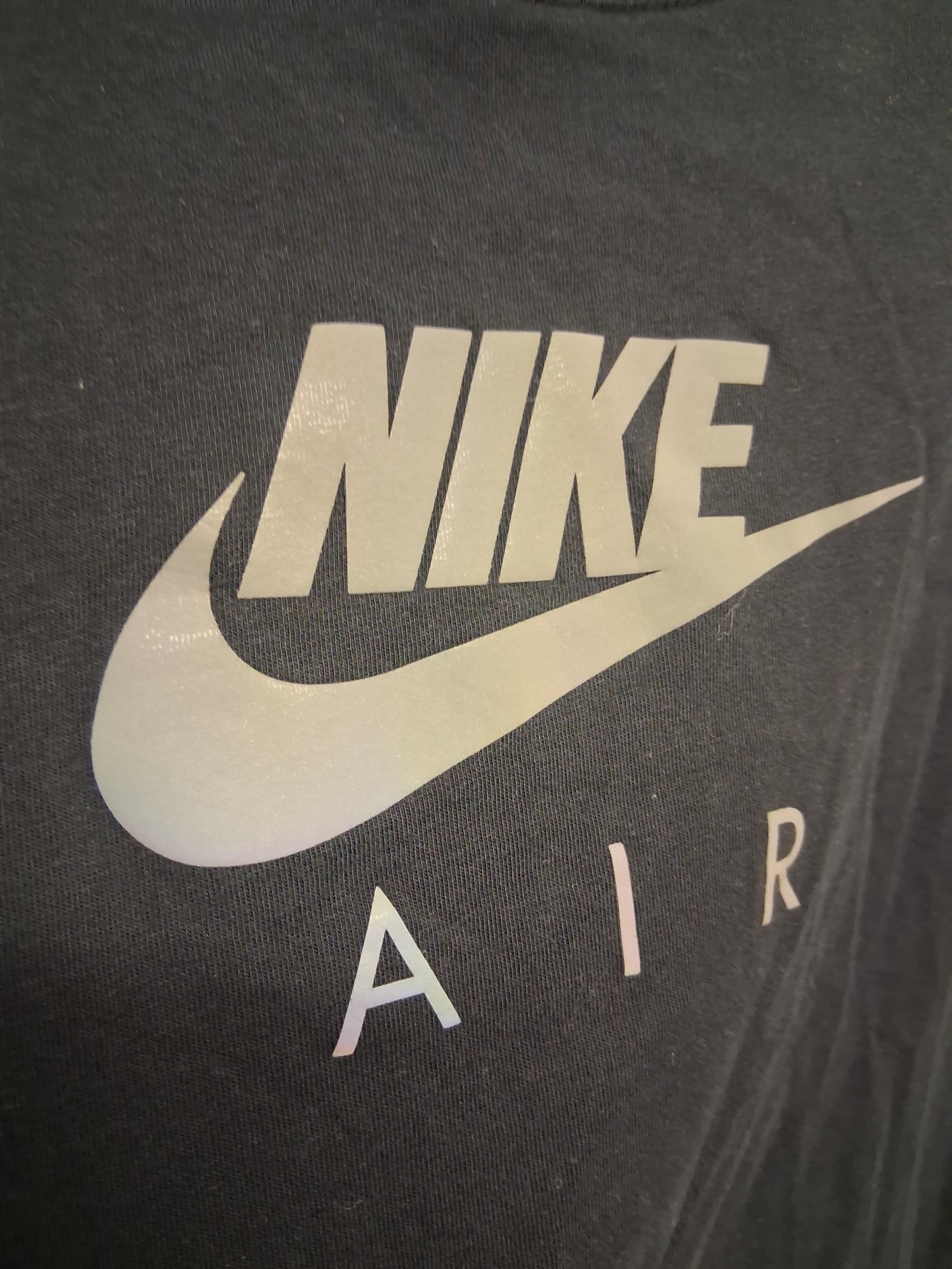 Nike Air Crop Black T-Shirt Short Sleeve Age 11-13 Years