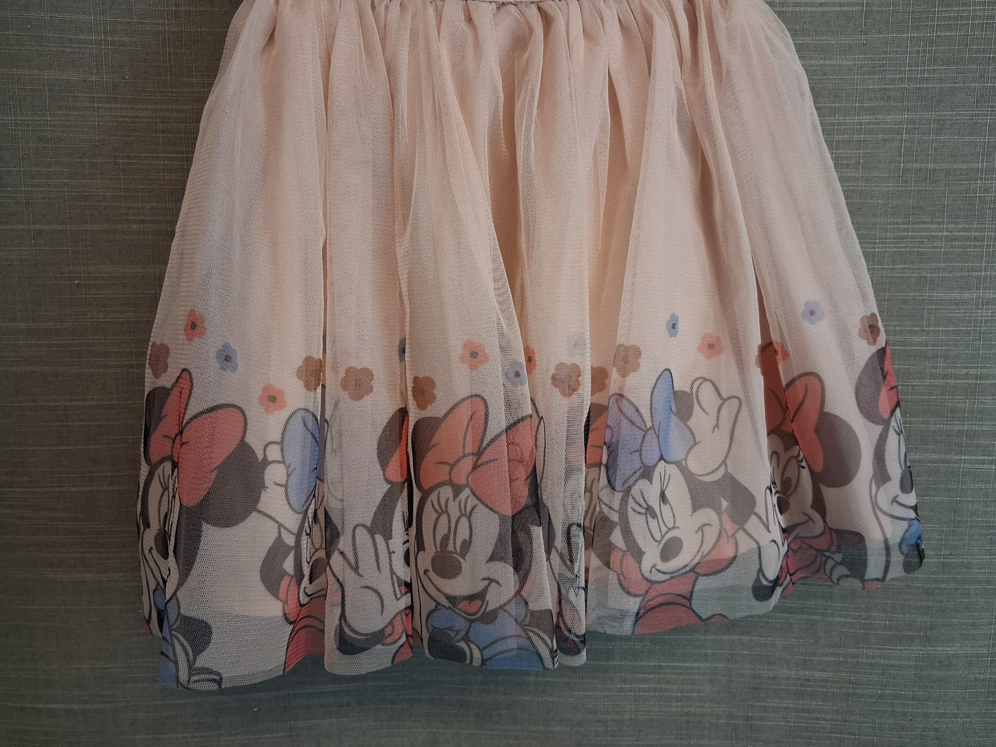 Disney Minnie Mouse TuTu Skirt Age 7-8 Years Pale Pink
