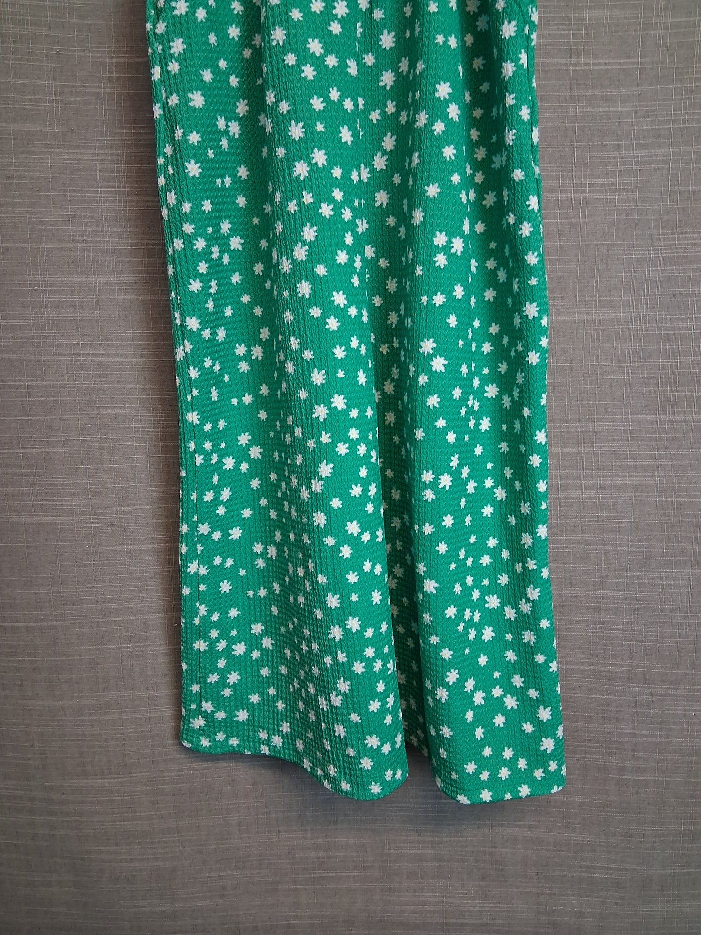 Primark Girls Green Floral Jumpsuit Strappy Age 10-11 Years