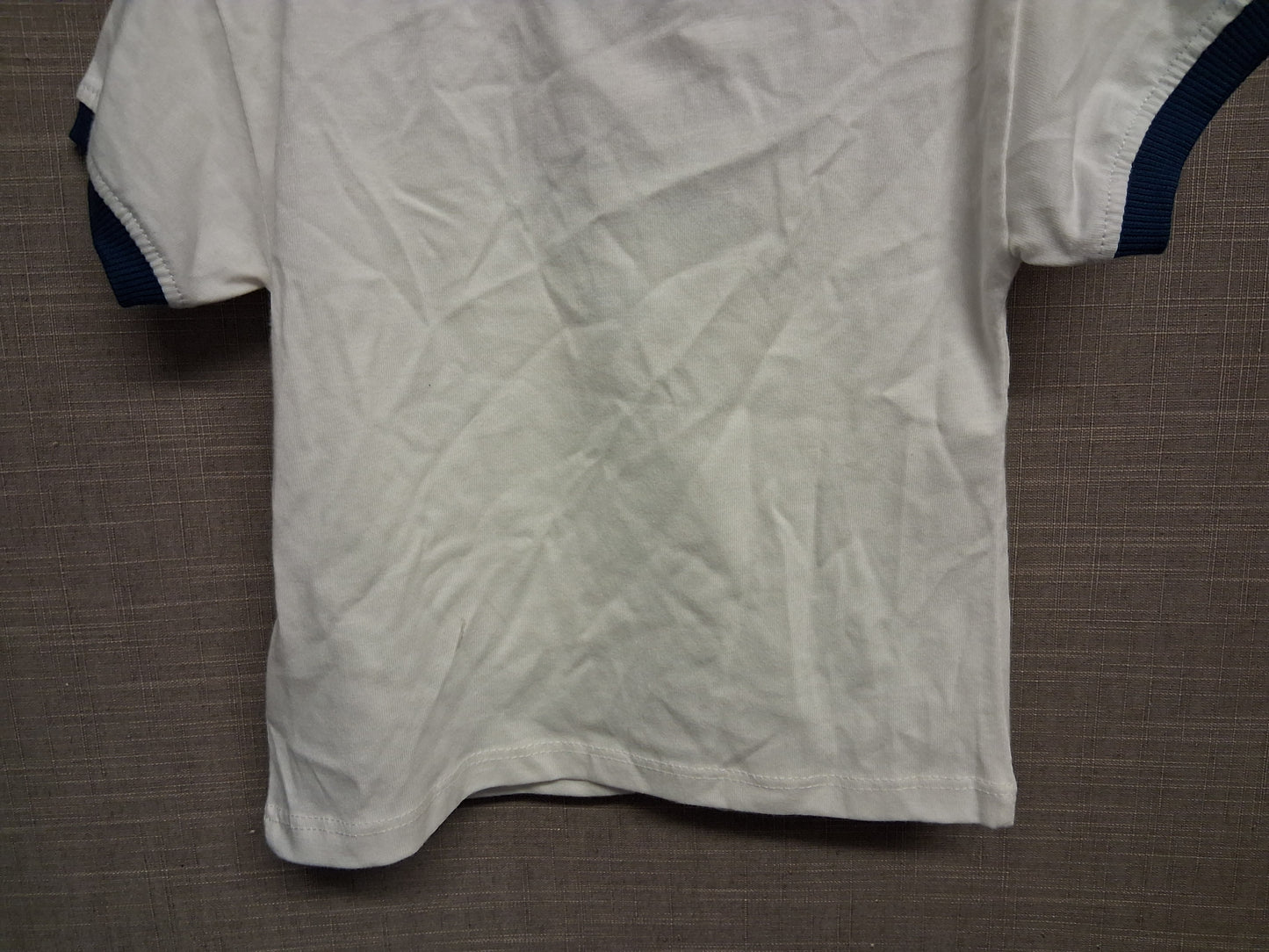 Zara Girls "Dad is my Fan No 1" White T-Shirt Age 3 years New