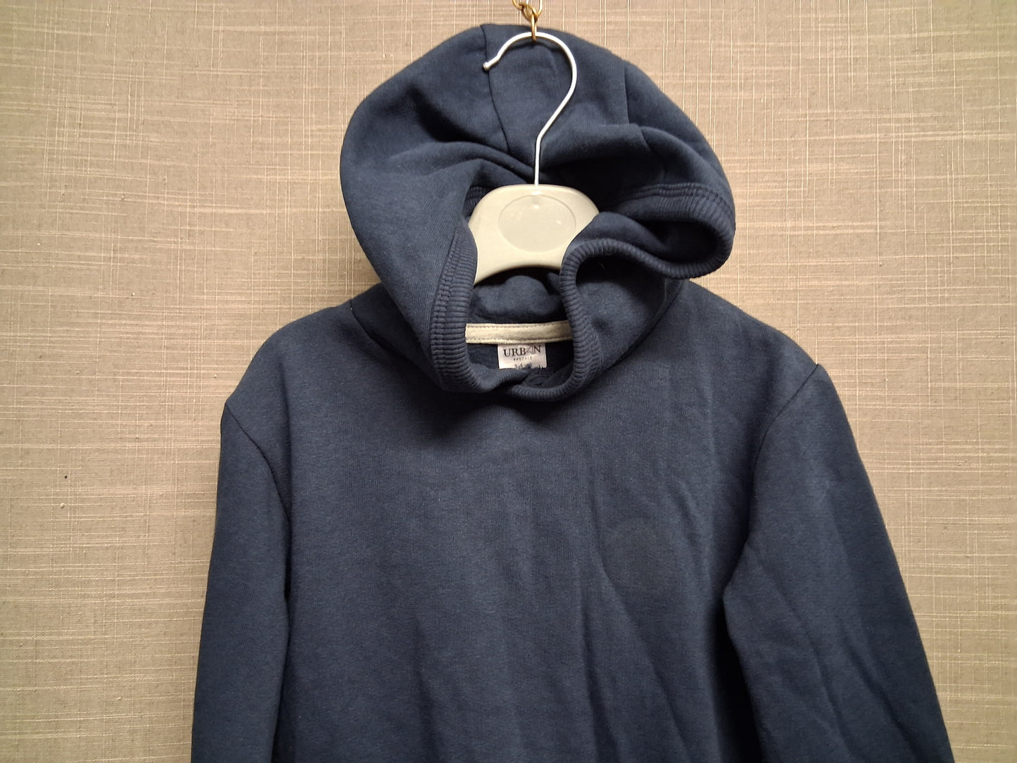 Urban Basics Peacocks Navy Blue Hoodie Age 3-4 Years New