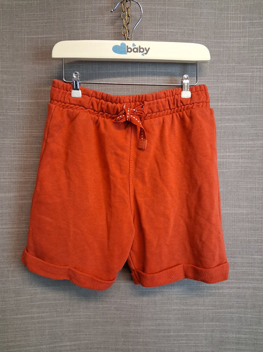 TU Boys Shorts Jersey Style Orange Red Age 5-6 Years