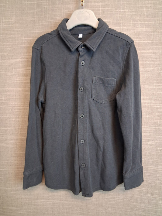Marks and Spencer Grey Long Sleeve Jersey Shirt Age 5-6 Years