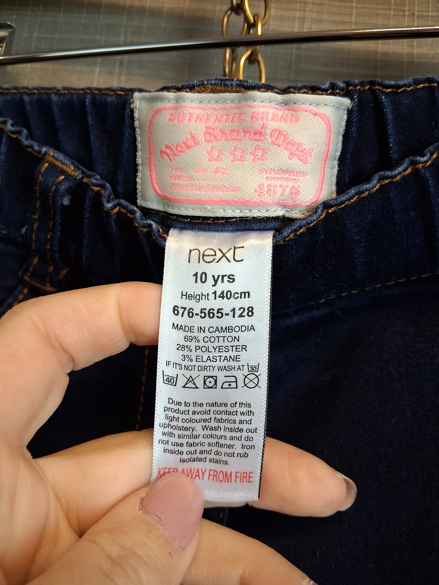 Next Girl Skinny Blue Denim Jeggings Age 10 Years