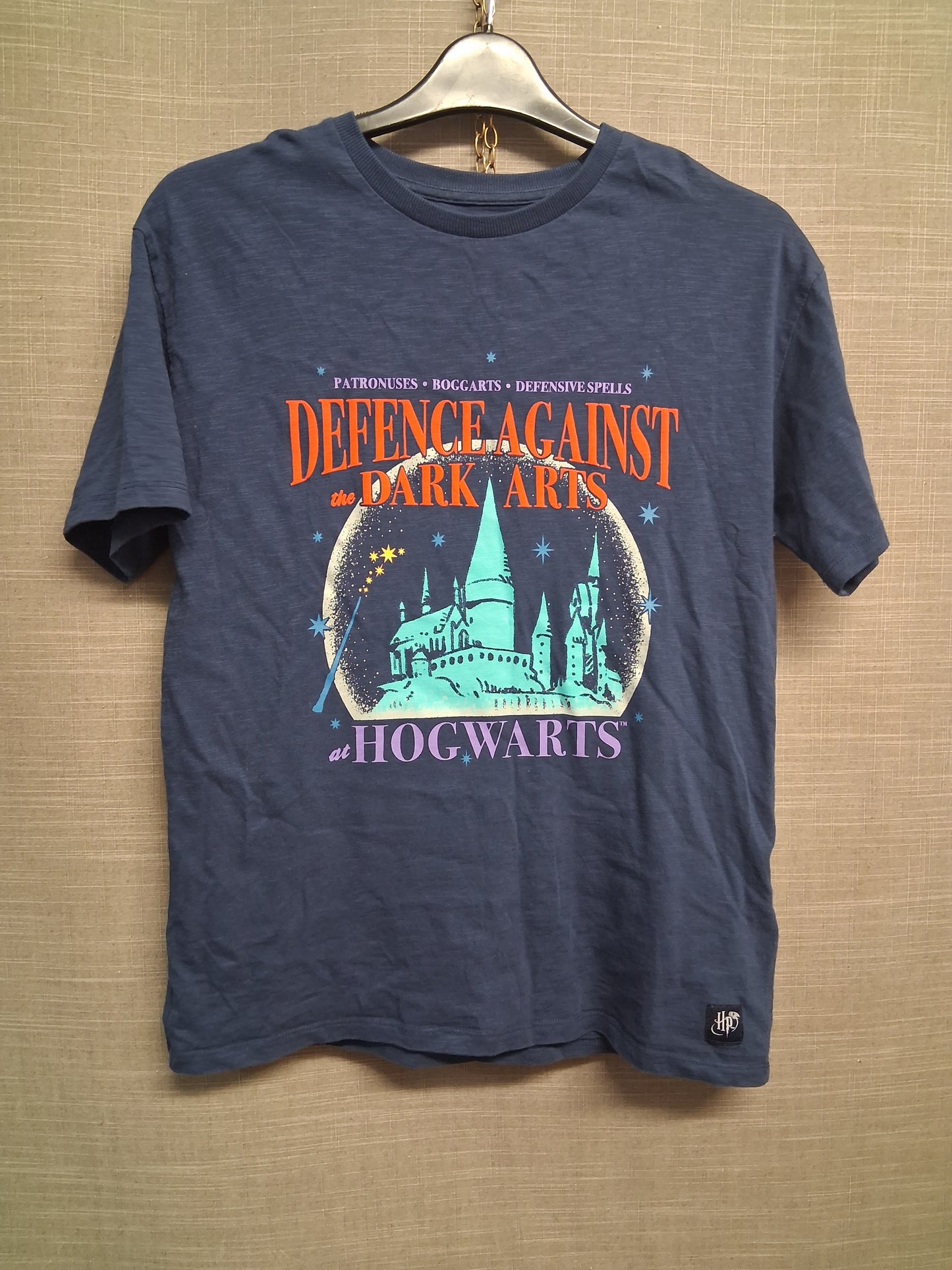 Marks & Spencer Harry Potter Theme Navy Blue Short Sleeve T-Shirt Age 12-13 Years