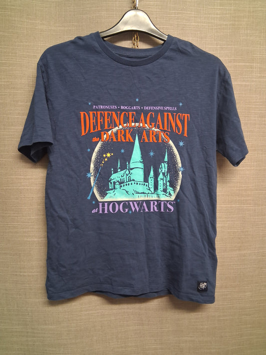 Marks & Spencer Harry Potter Theme Navy Blue Short Sleeve T-Shirt Age 12-13 Years