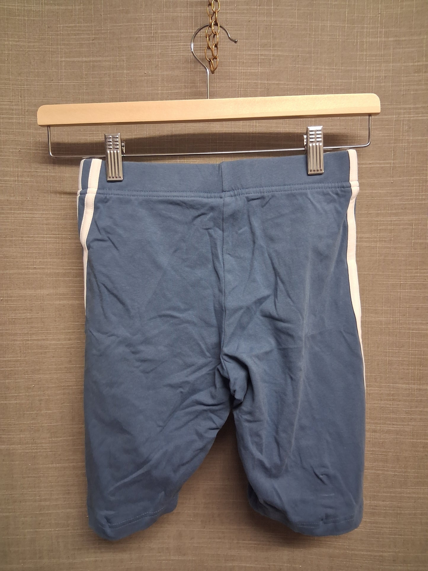 Adidas Blue 3 Stripe Cycle Legging Shorts Size XS Womens Teens