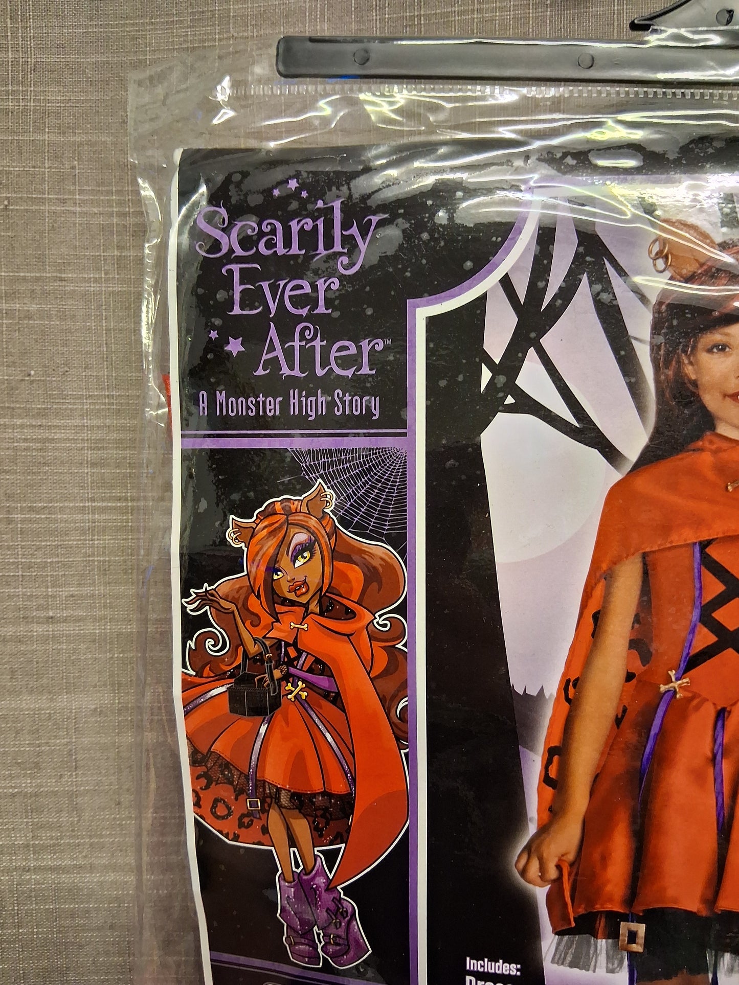 Monster High Scarily Ever After 'Little Dead Riding Wolf' Costume Age 3-4 Years New