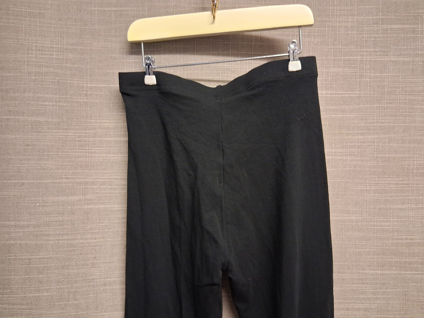 George Girls Lace Hem Black Leggings Age 10-11 Years New