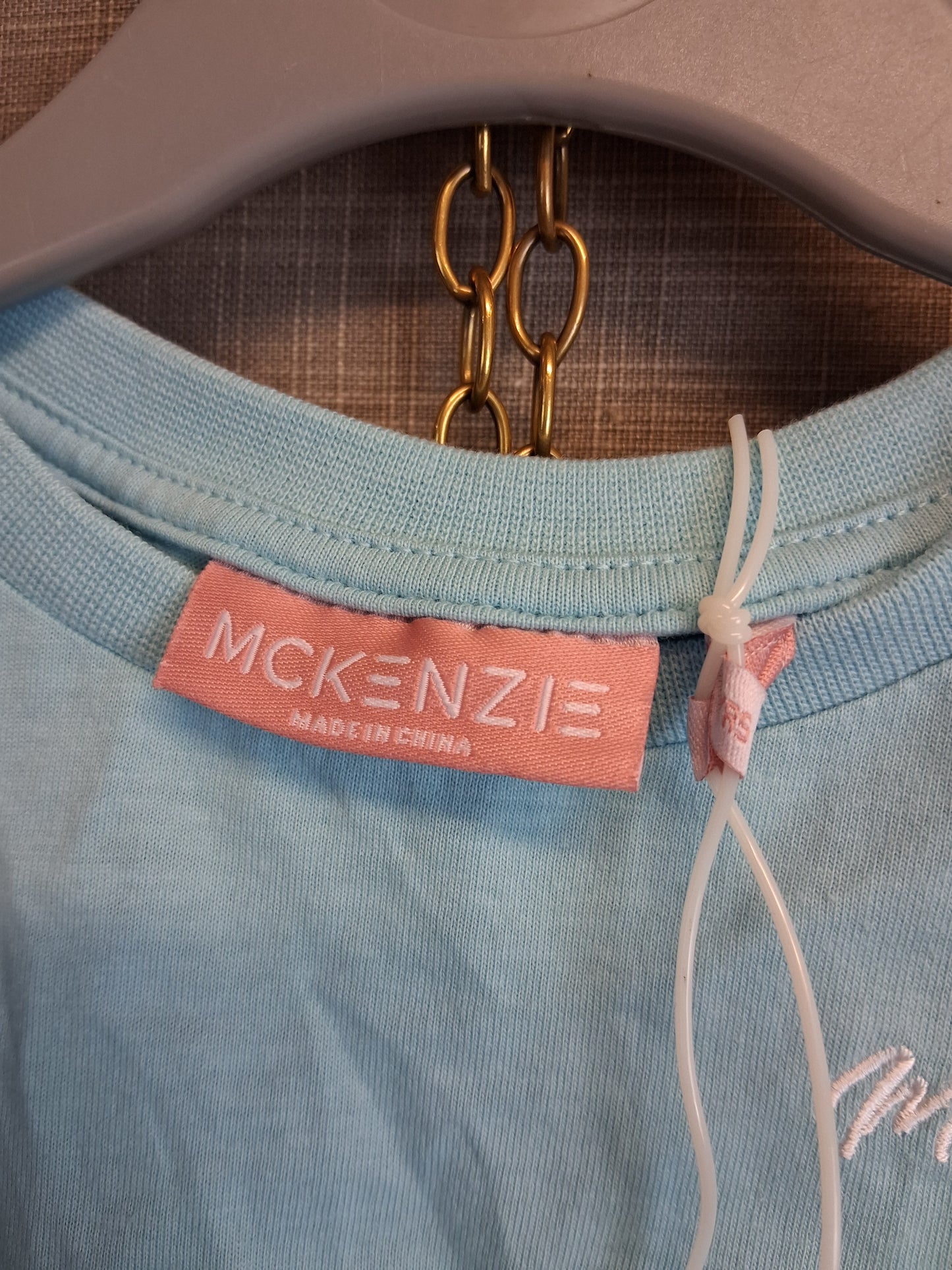 Mckenzie Girls Blue Crop Long Sleeve T-Shirt Age 3-4 Years New
