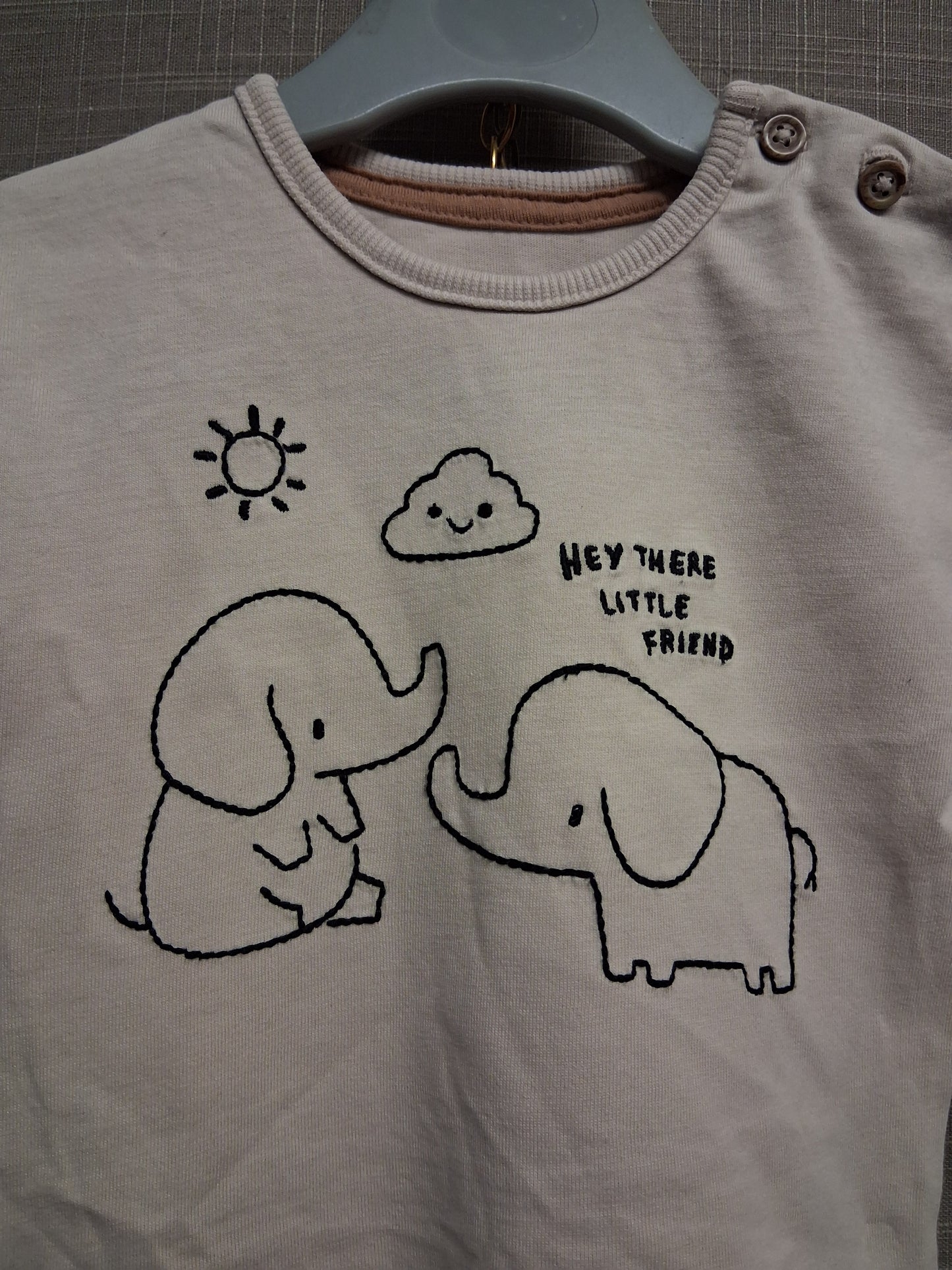 George Boys 2 Piece Outfit Long Sleeve Top with Matching Bottoms Age 3-6 Months