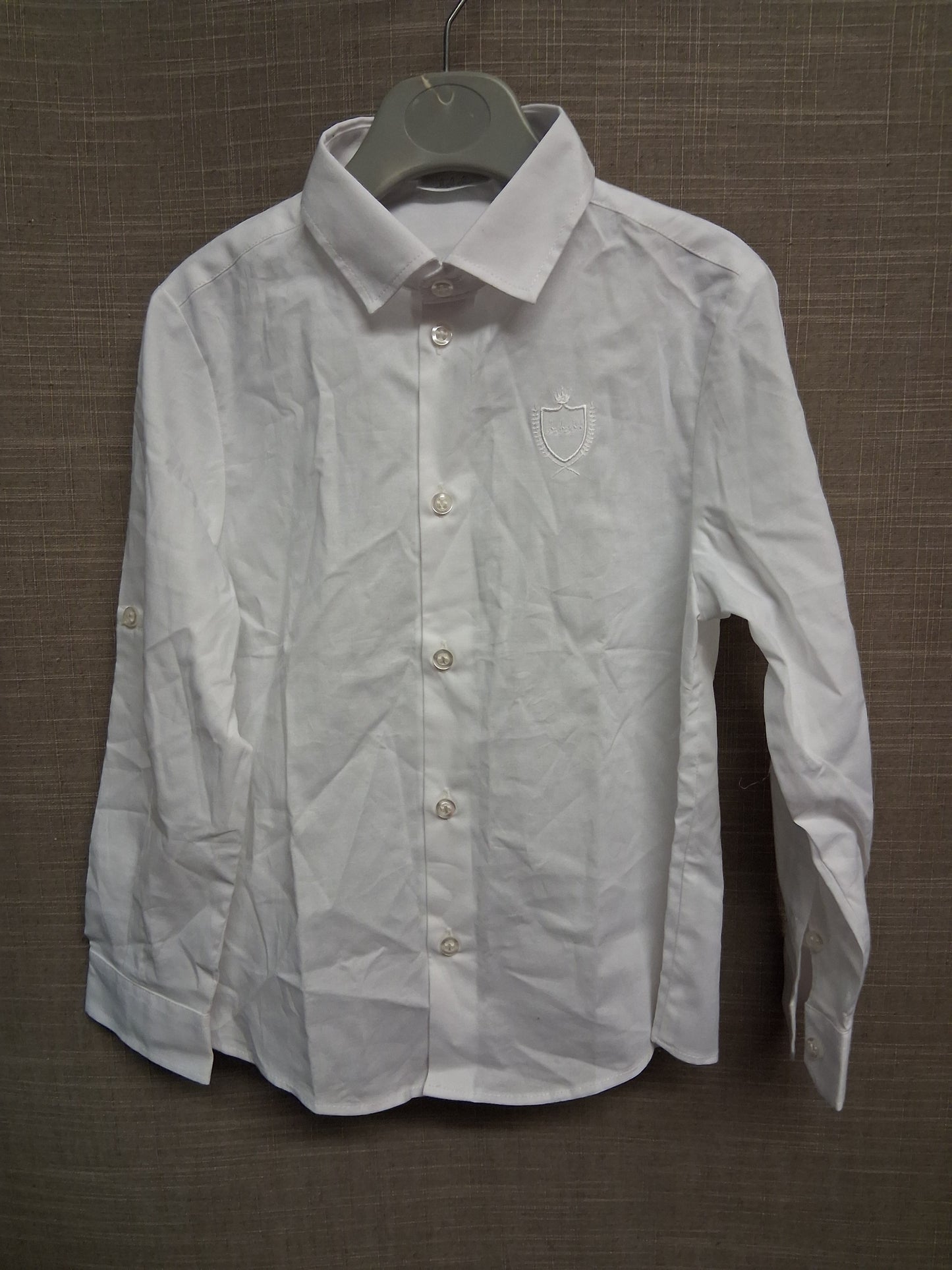 Bebebo Boys White Long Sleeve Shirt Age 4 Years