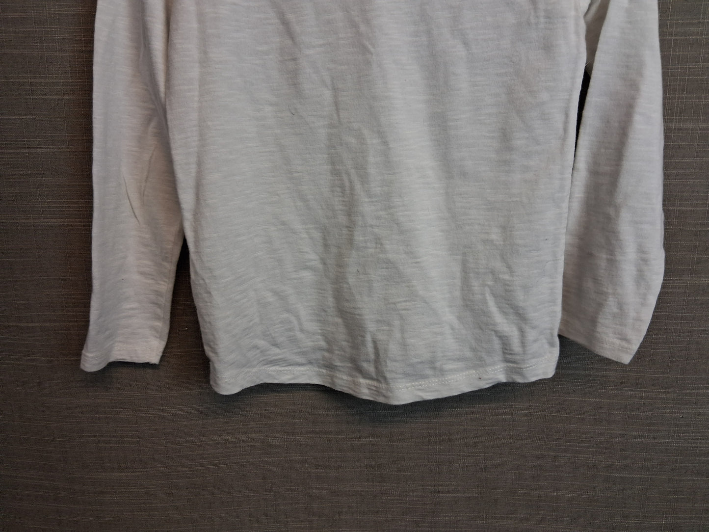 Nutmeg Girls White Sequin Star Long Sleeve T-Shirt Age 6-7 Years
