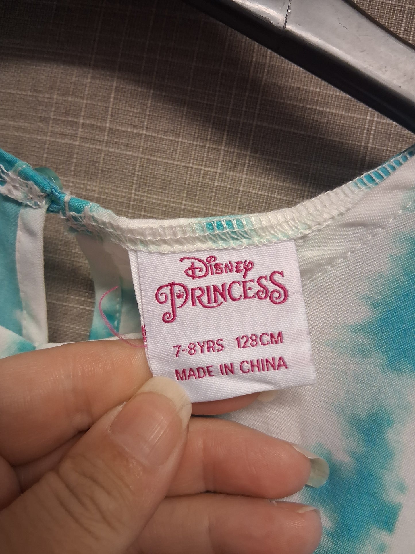 Primark Disney Princess Ariel Beachwear Cover Up Age 7-8 Years