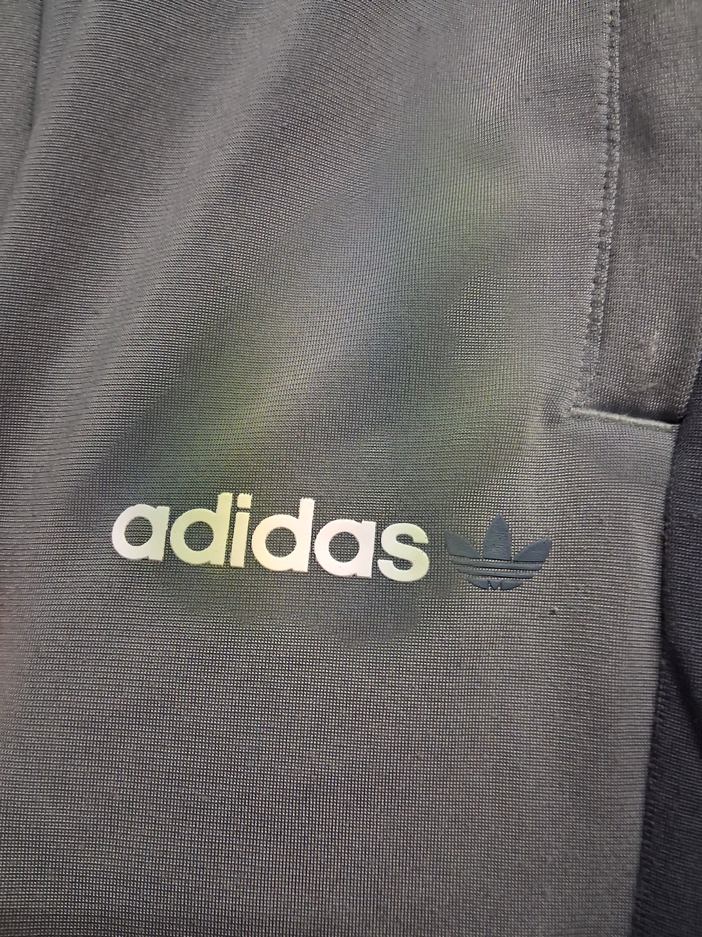 Adidas Boys Grey Joggers Elastic Hem Age 13-14 Years