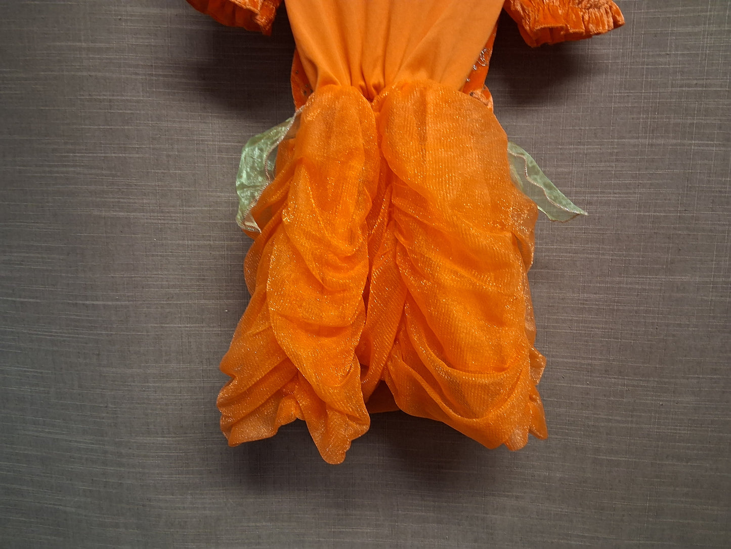 George Girls Halloween Pumpkin Dress Orange Age 1-2 Years
