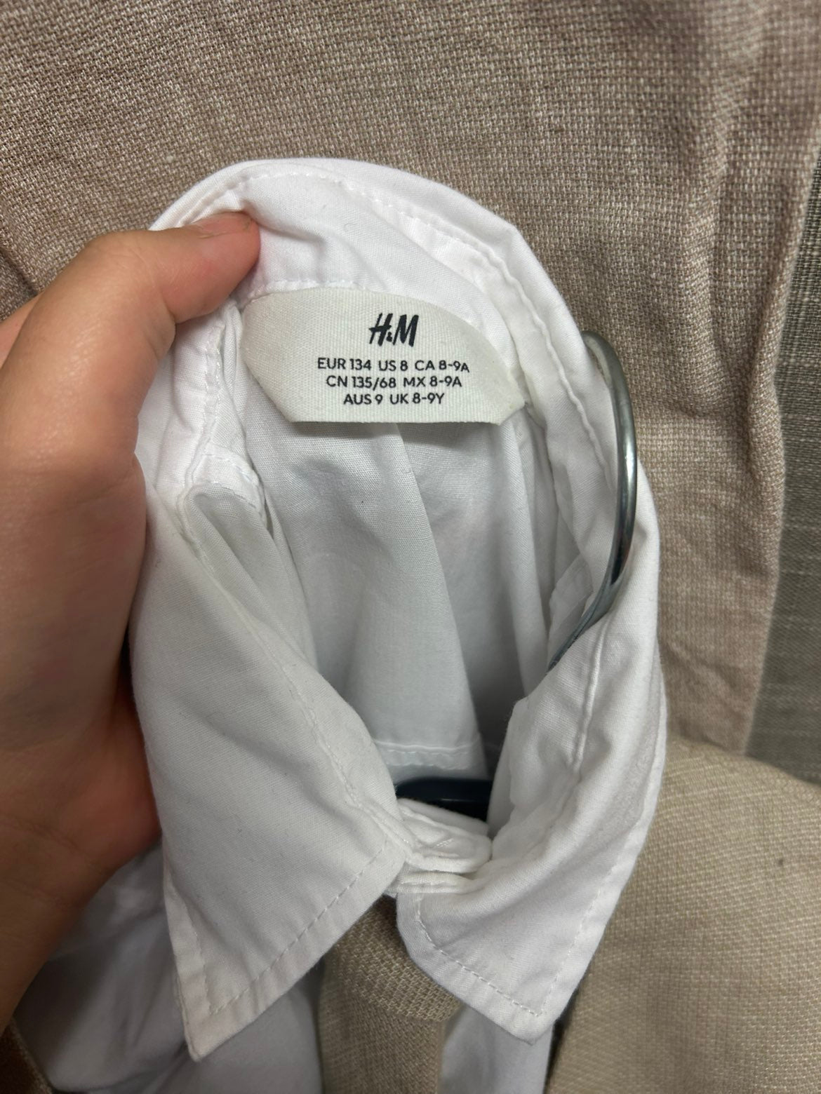 H&M Boys Linen Cream 4 Piece Suit Age 8-9 Years Wedding Special Occasion