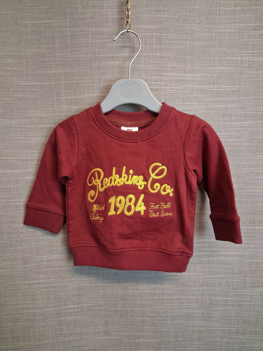 Redskins Boys Sweater Burgundy Red Age 6 Months