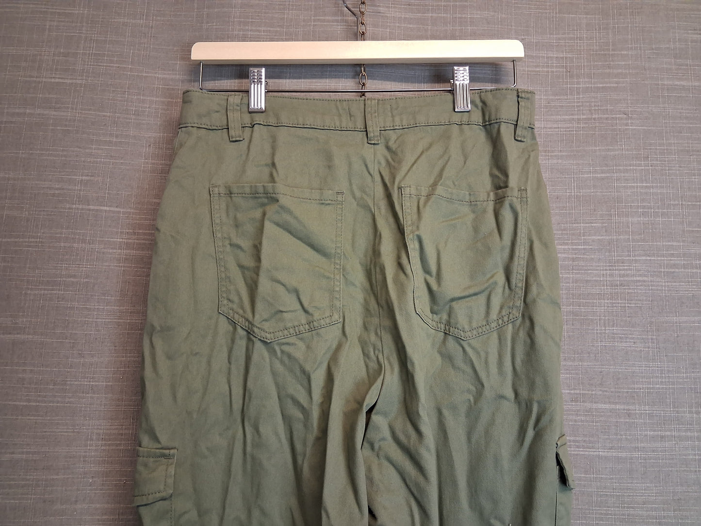New Look Girls Cargo Trousers Khaki Green Age 15 Years