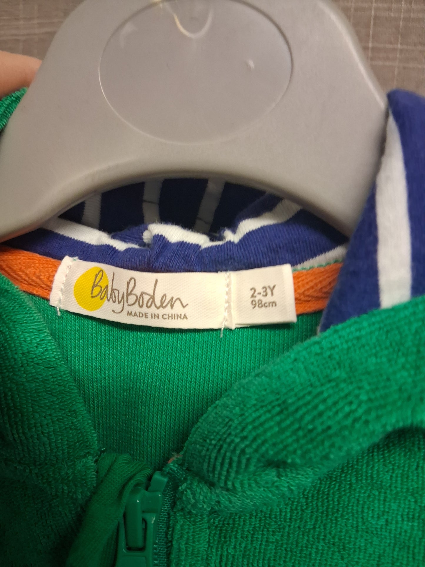 Baby Boden Boys Dinosaur Towel One Piece Onesie Beachwear Age 2-3 Years
