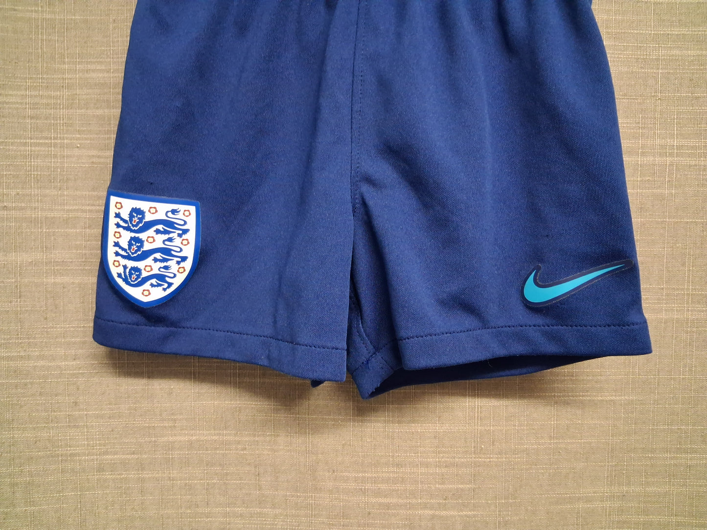Nike Boys England Football Shorts Navy Blue 18-24 Months
