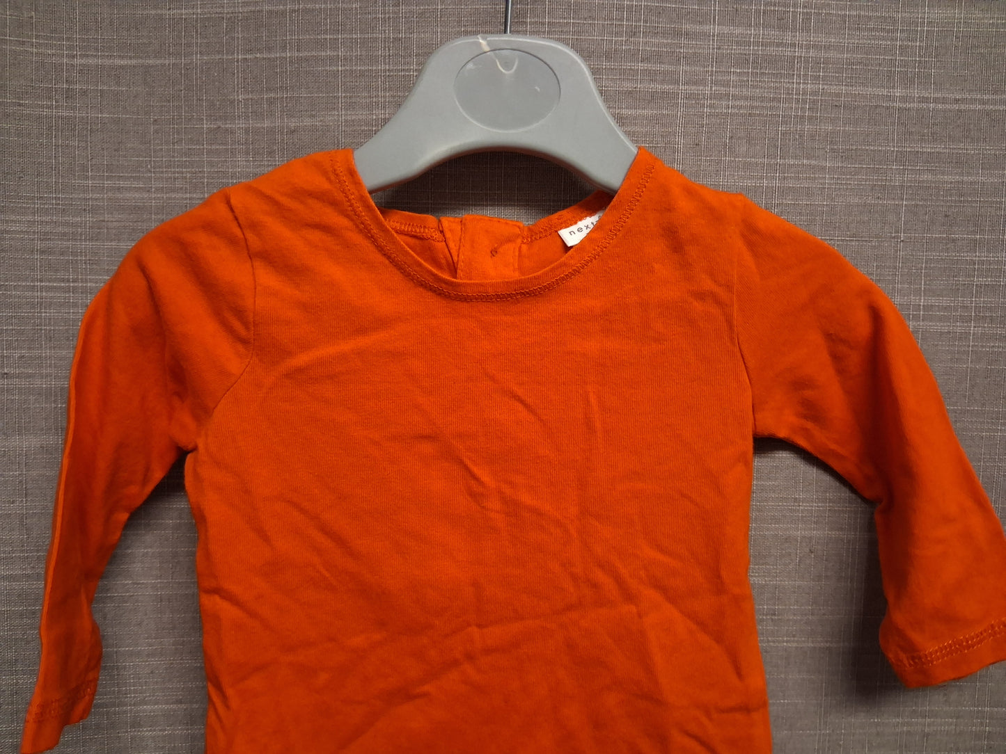 Next Boys Jersey Long Sleeve Red T-Shirt Age 0-3 Months